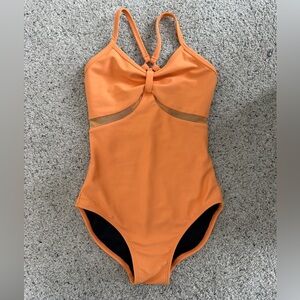 Ooh! La, La! Couture Orange One-Piece Bodysuit